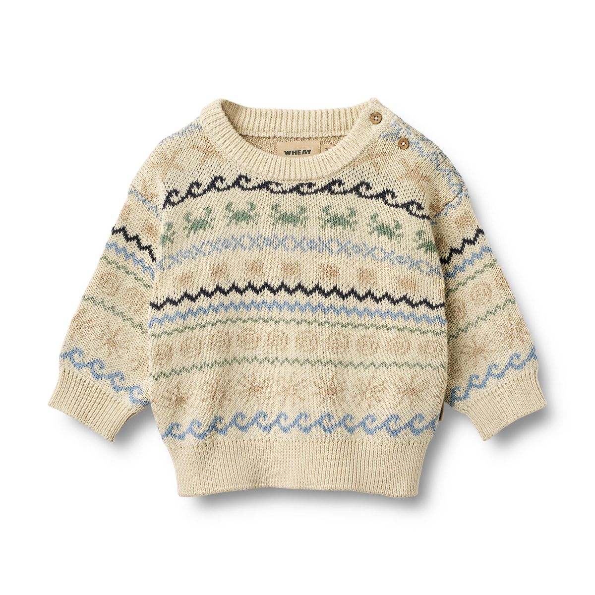 Wheat August Pullover | Sandshell