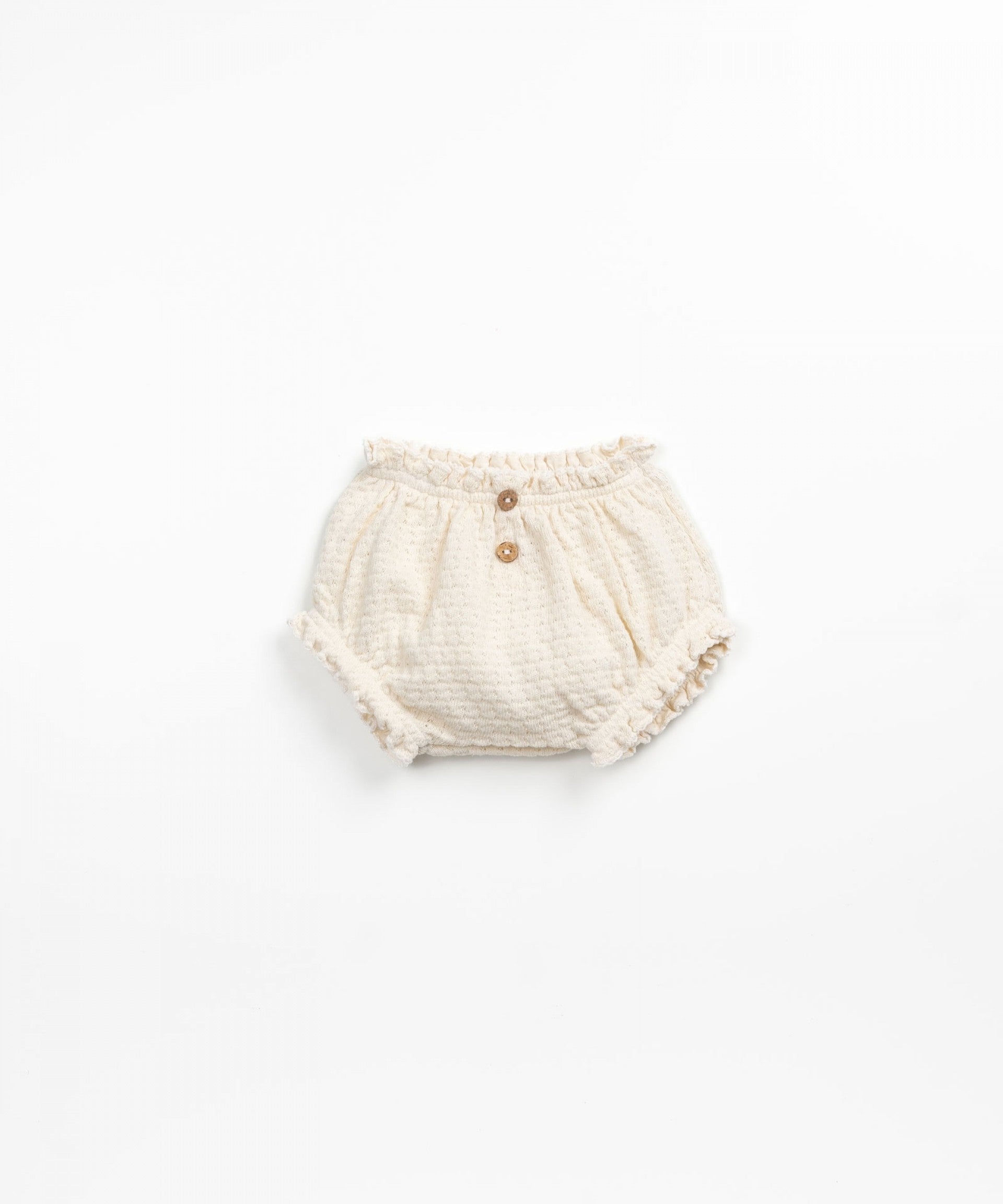 Play Up Textured Knitted Baby Bloomers | Cream
