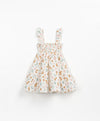 Play Up Woven Baby Dress | Coral Print