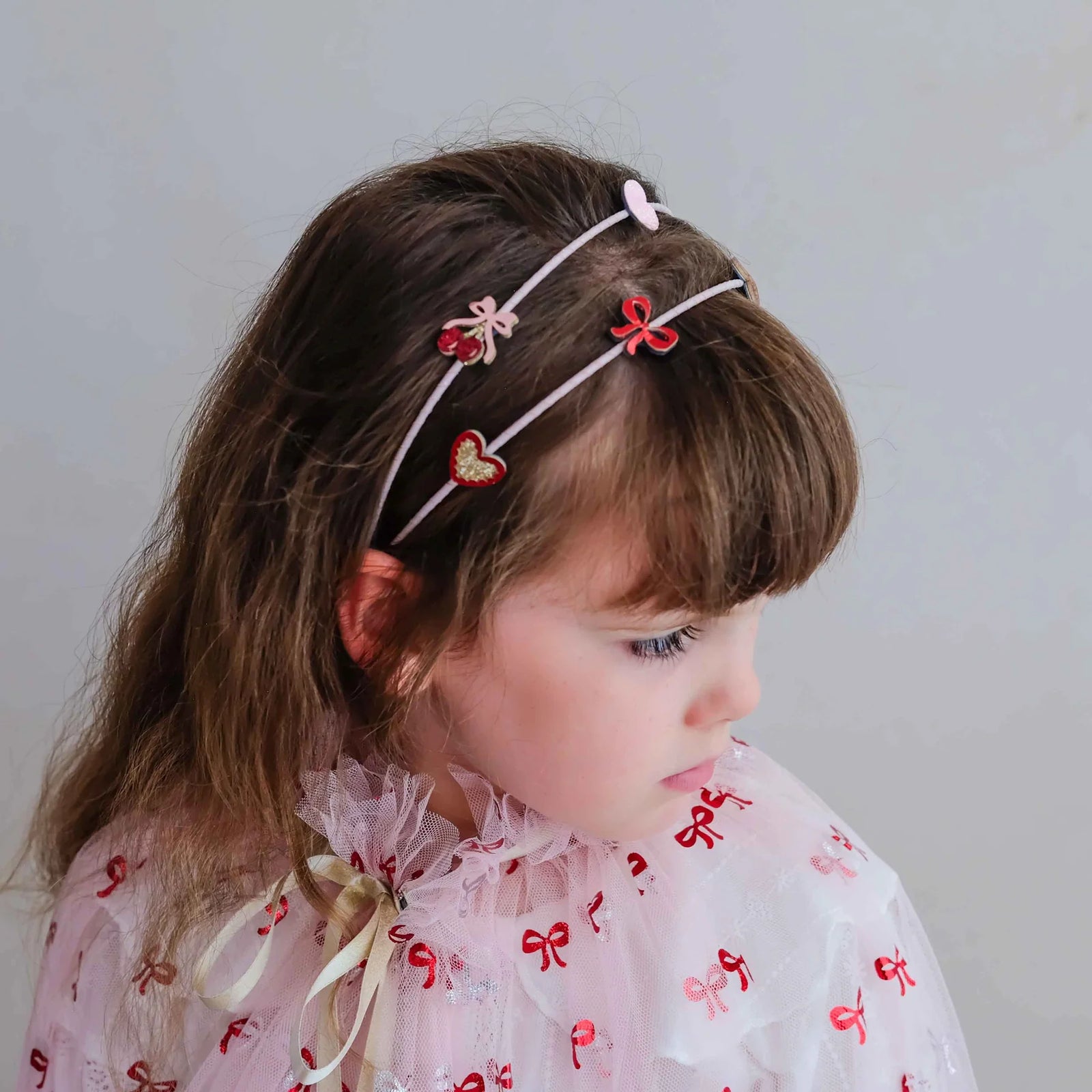 Mimi & Lula Fancy Cherries Double Headband