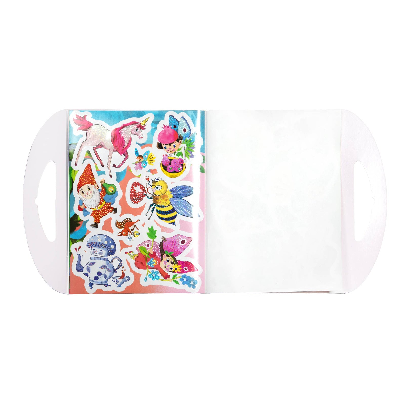 eeBoo | Magical Creatures Shiny Sticker Book