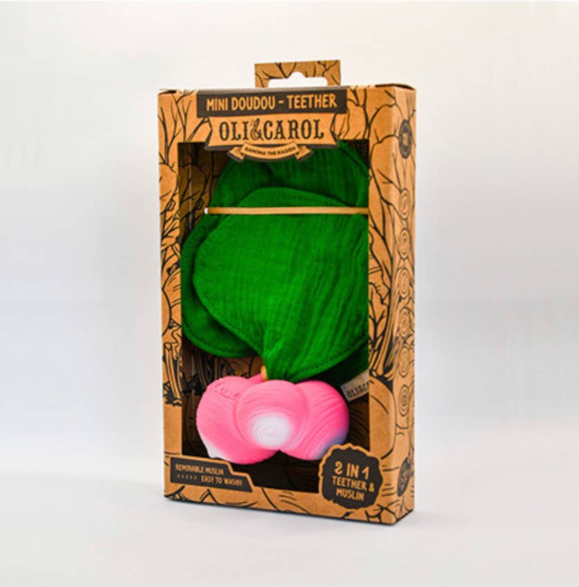 Oli & Carol Ramona the Radish Mini DouDou Teether