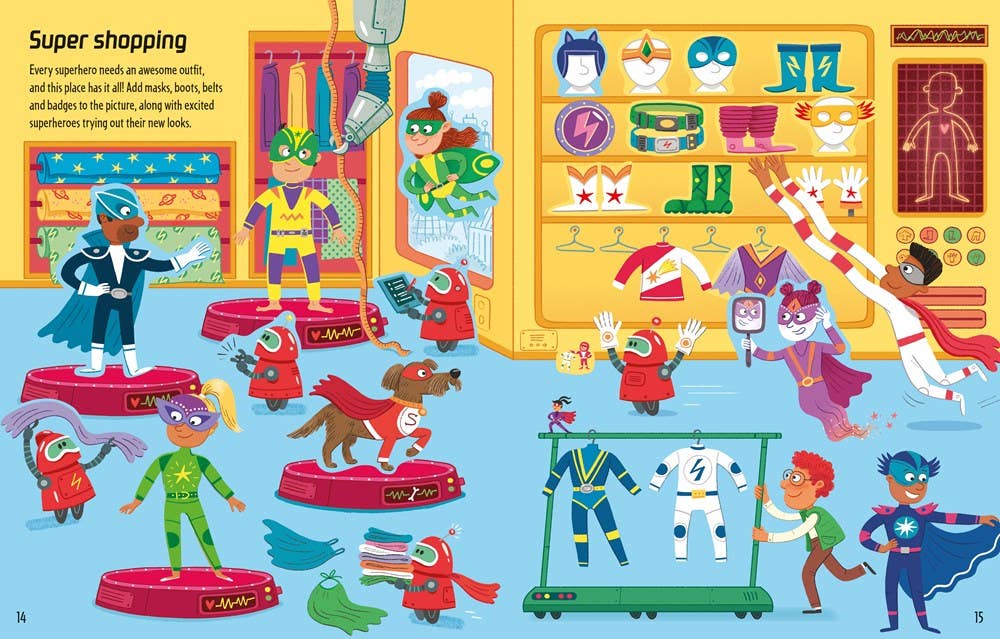 Usborne First Sticker Book | Superheroes