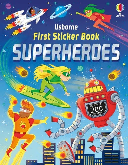 Usborne First Sticker Book | Superheroes