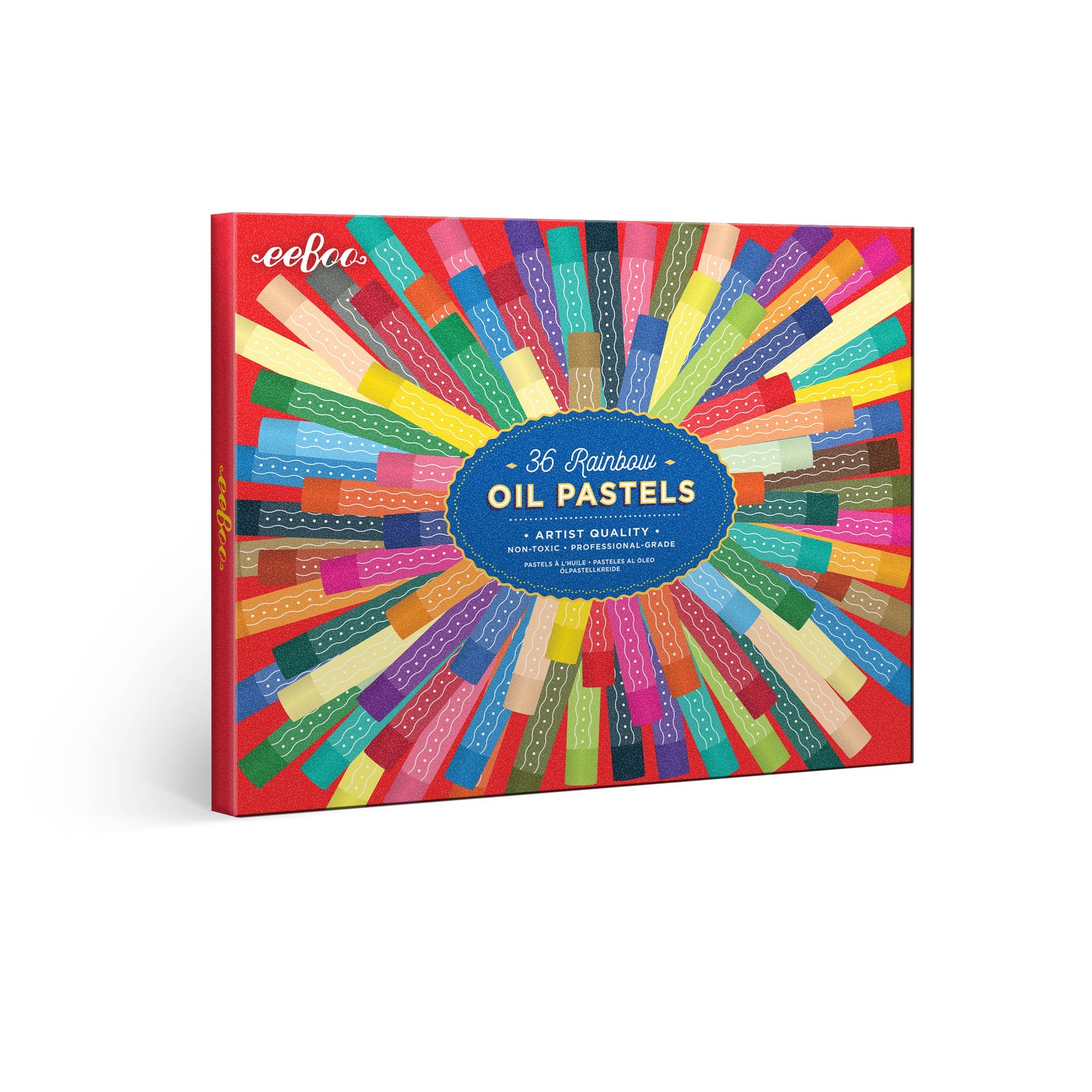 eeBoo Rainbow Oil Pastels