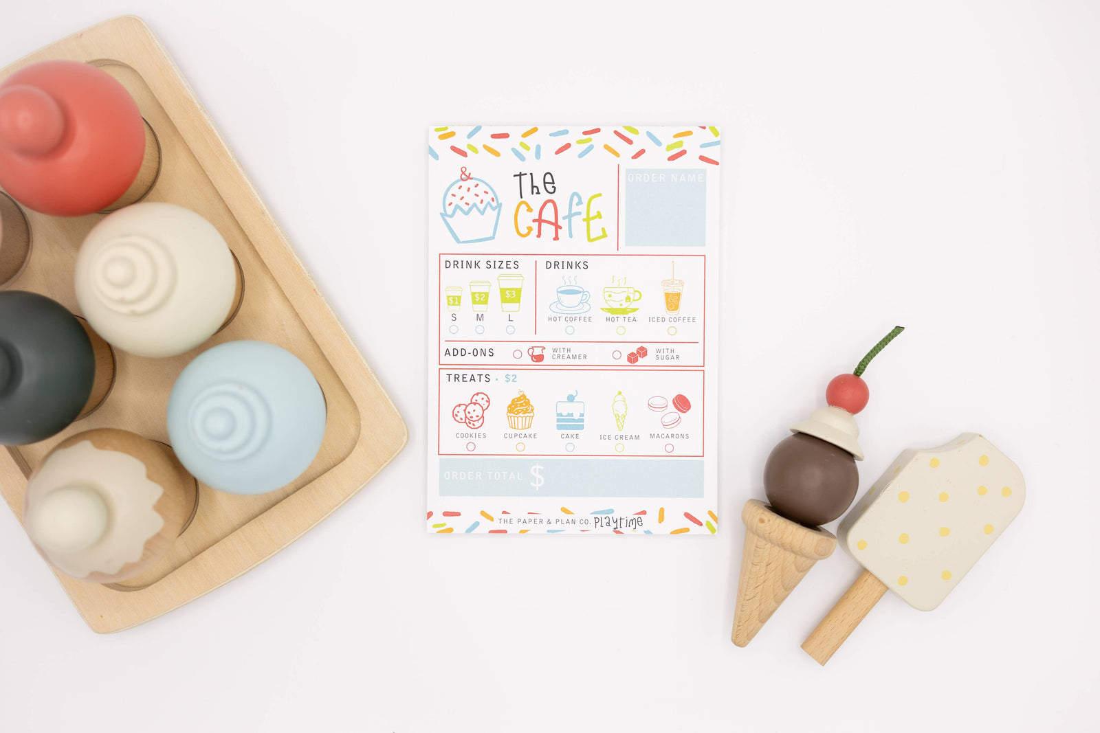 The Paper and Plan Co. Cafe Playtime Pad®