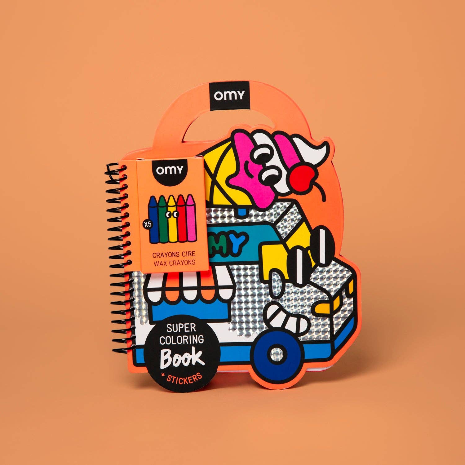 OMY Super Coloring & Sticker Book | Yummy