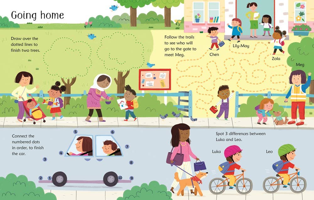 Wipe-Clean Starting School Activities