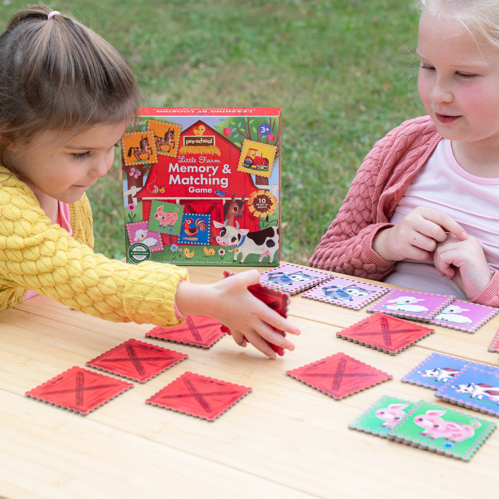 eeBoo Little Farm Pre-School Matching Game