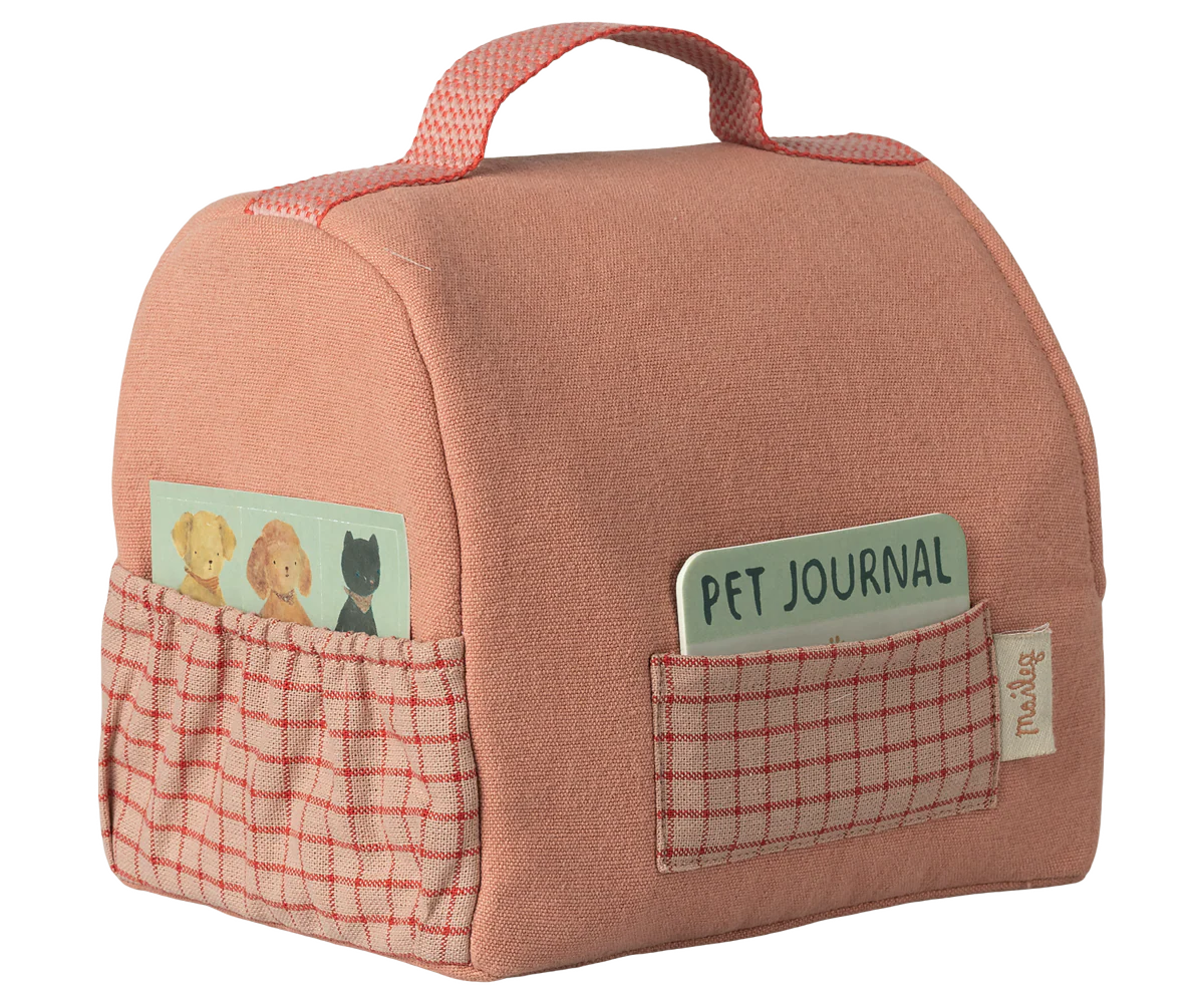 Maileg Pet Carrier | Coral