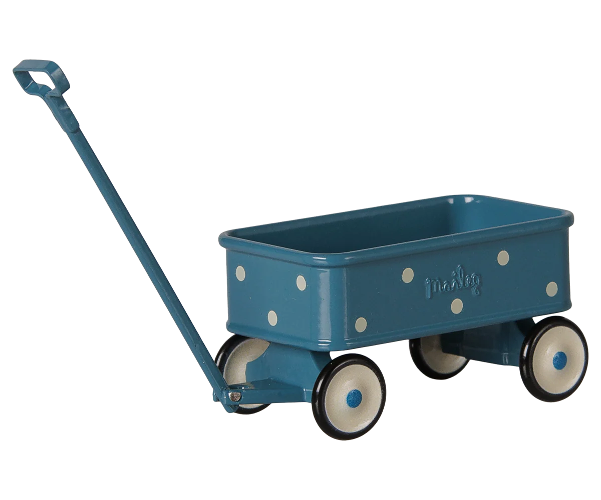 Maileg Mouse Wagon | Blue