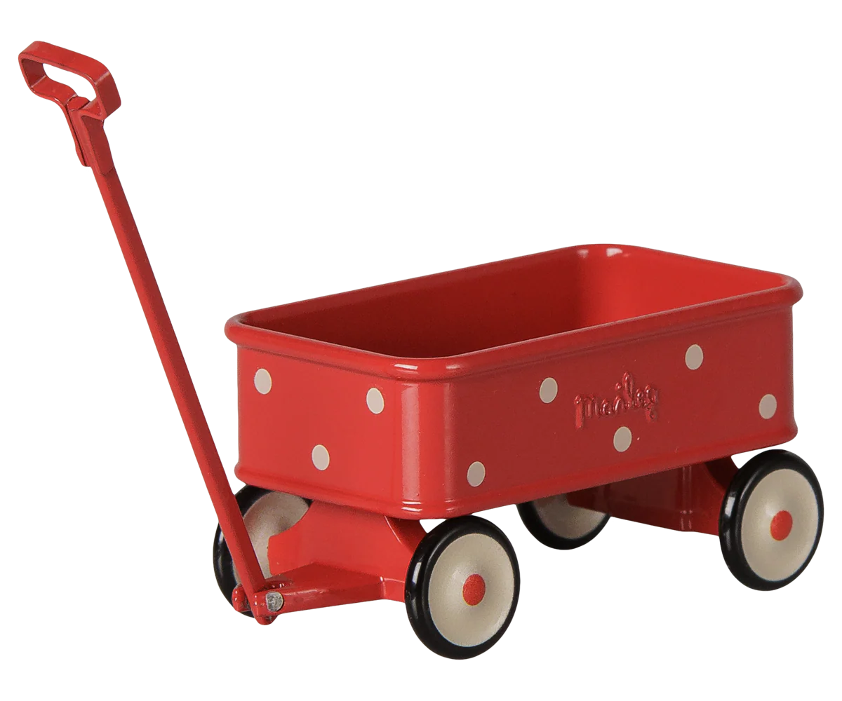 Maileg Mouse Wagon | Red