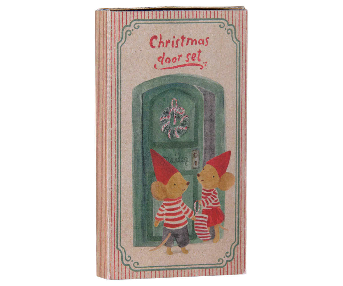 PRE-ORDER Maileg Christmas Door Set | Mouse