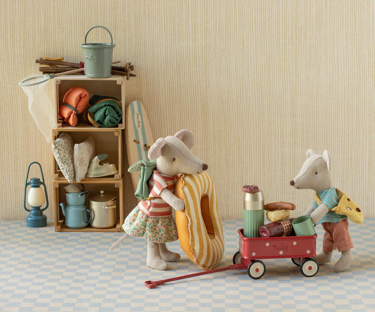 Maileg Mouse Wagon | Red