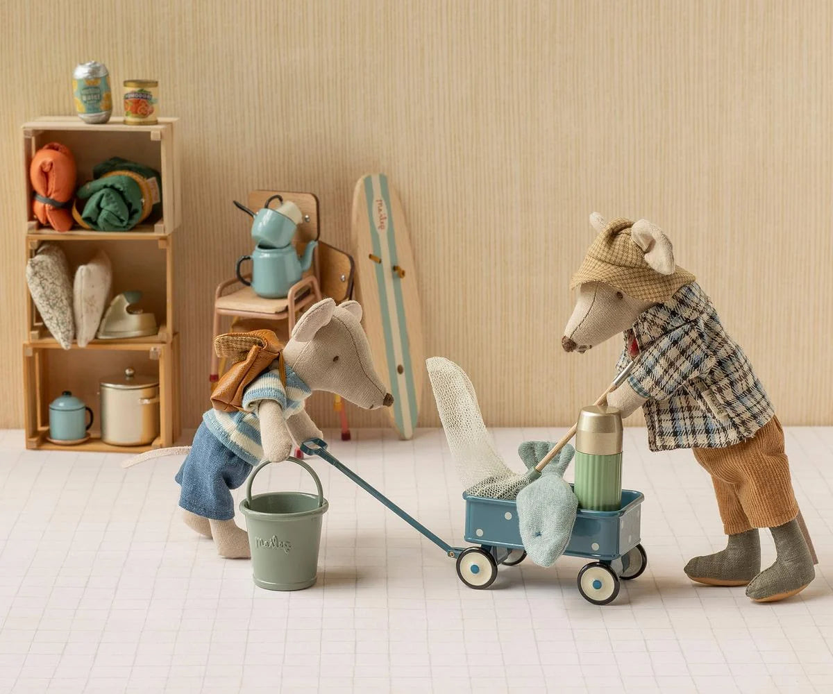 Maileg Mouse Wagon | Blue