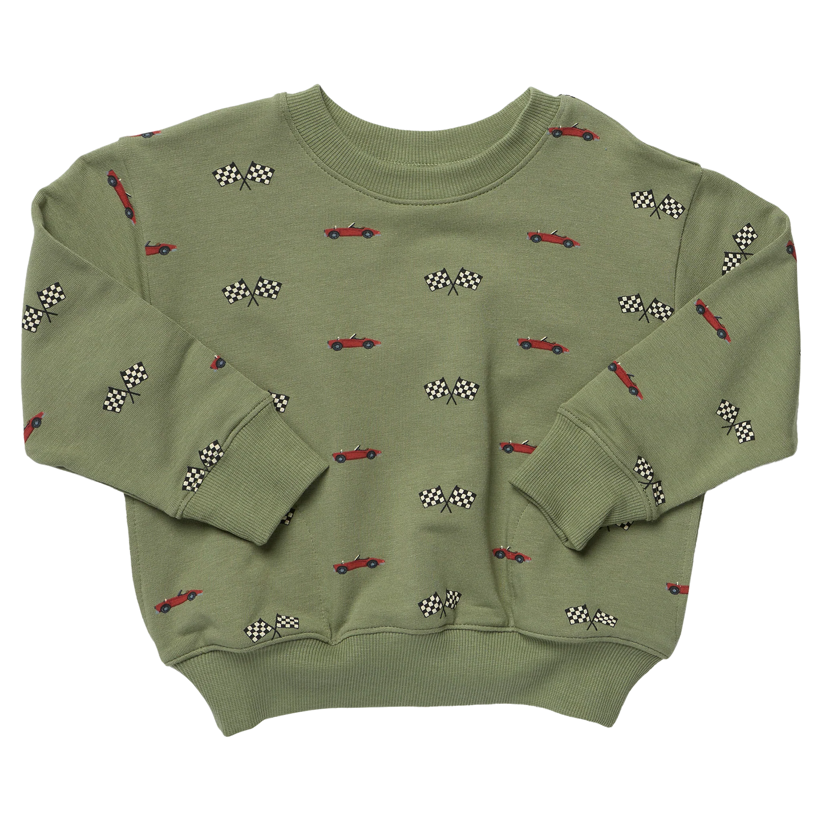 Coop Kids Play Sweatshirt | Race Cars