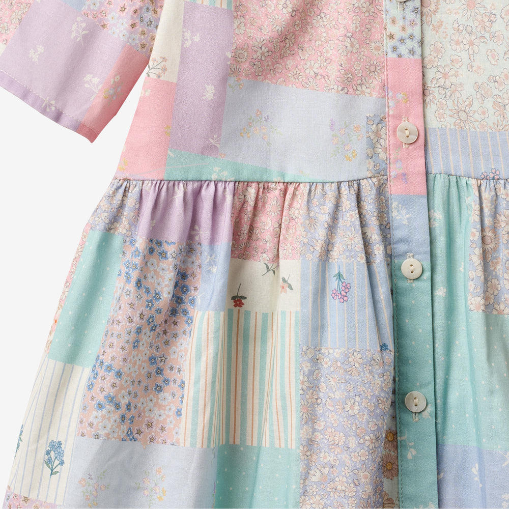 Wheat Annabell Dress | Patchwork Flowers