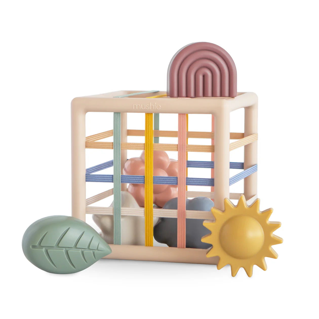 Mushie Elastic Shape Sorter | Nature