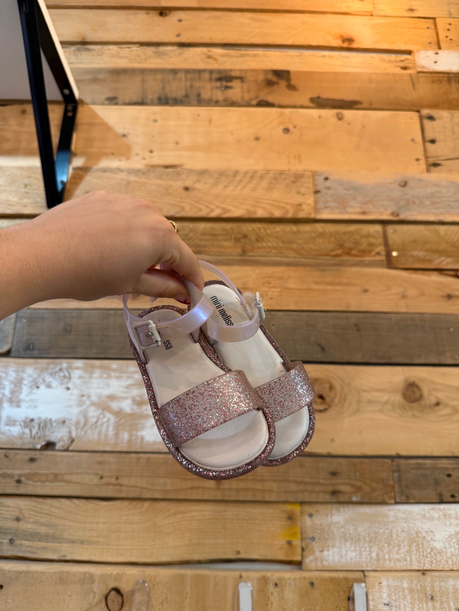 (RE)Wear Mini Melissa Glitter Sandlas