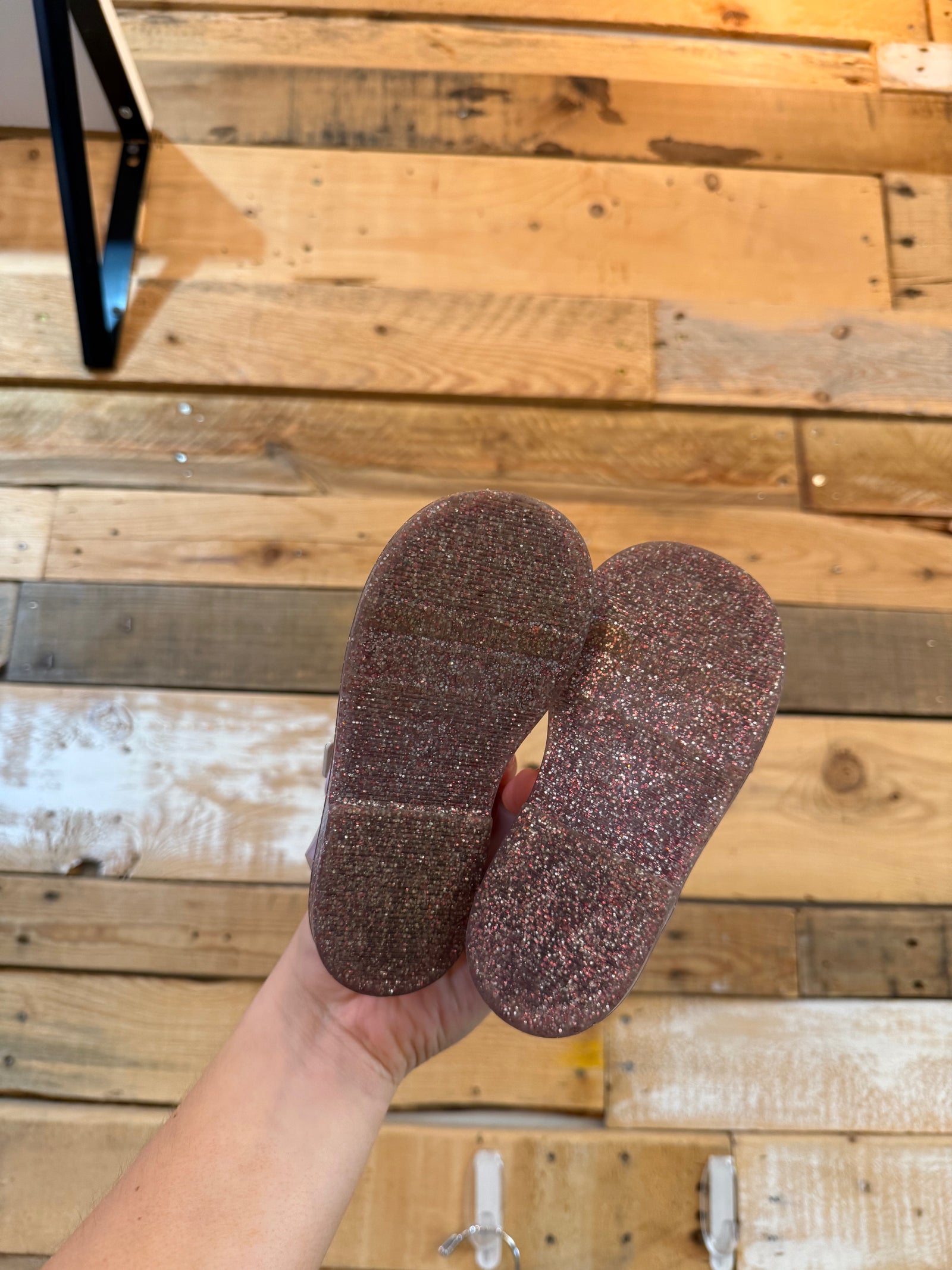 (RE)Wear Mini Melissa Glitter Sandlas