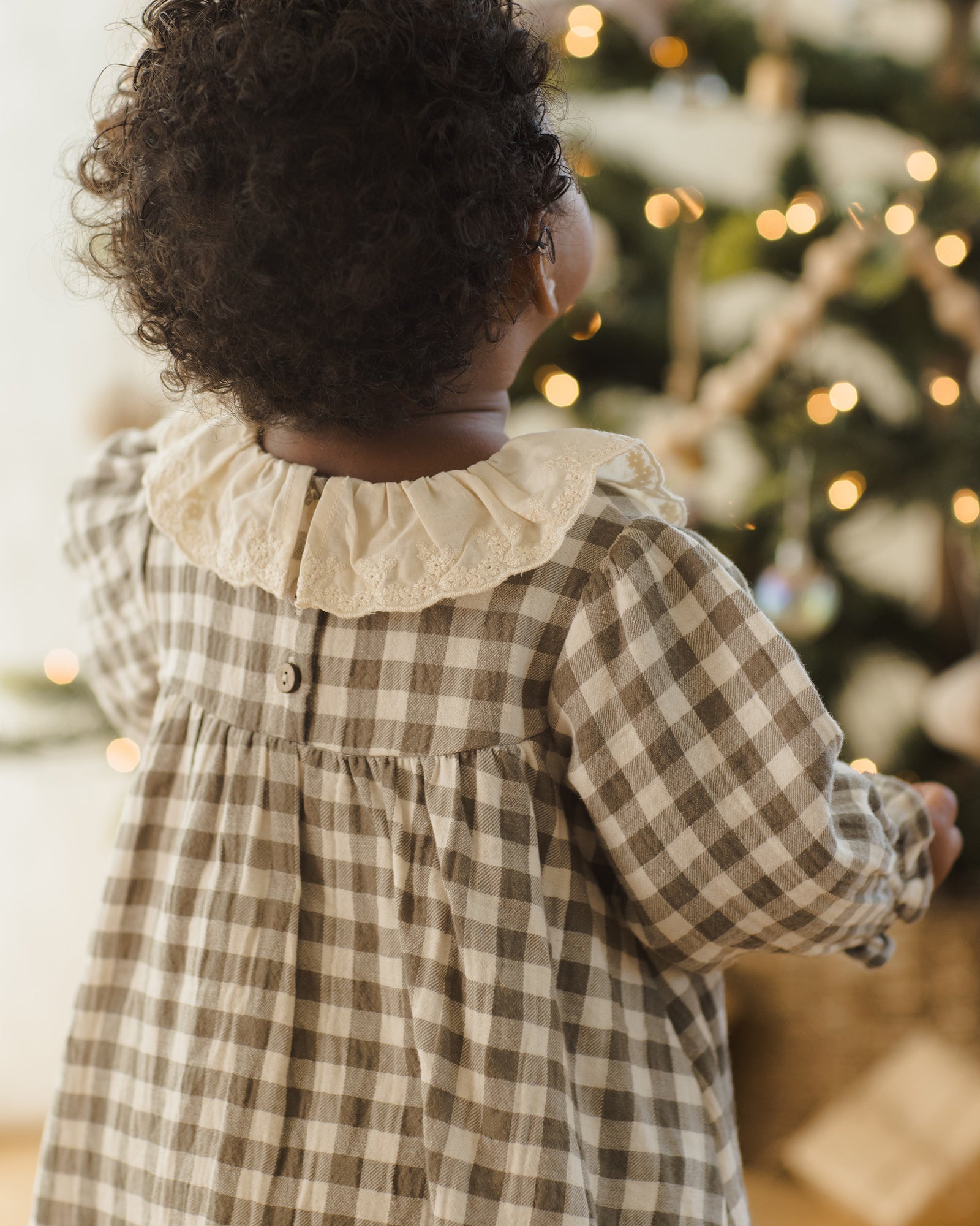 Quincy Mae Callie Dress | Forest Check