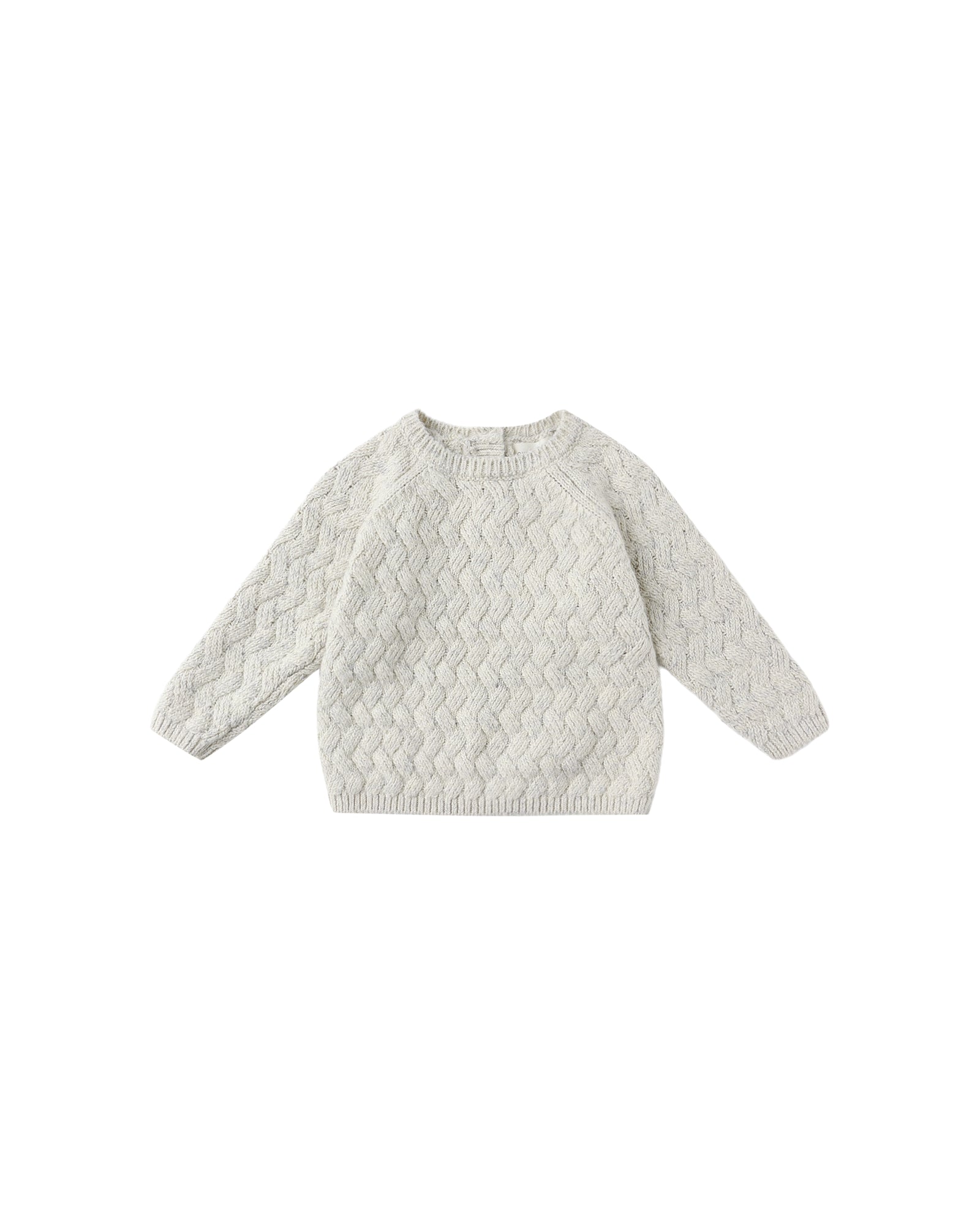 Quincy Mae Knit Sweater | Heather Blue