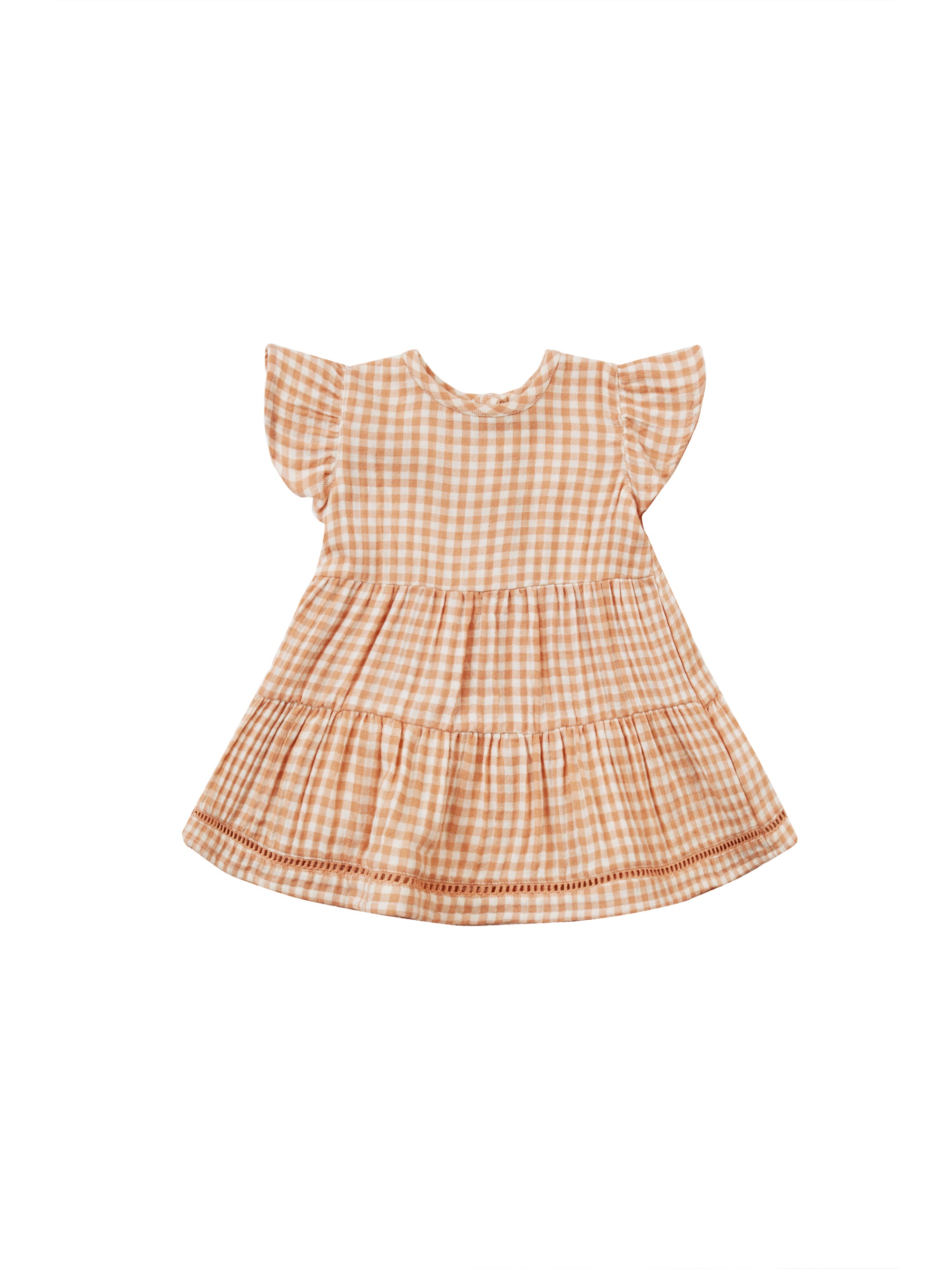 Quincy Mae Lily Dress | Melon Gingham