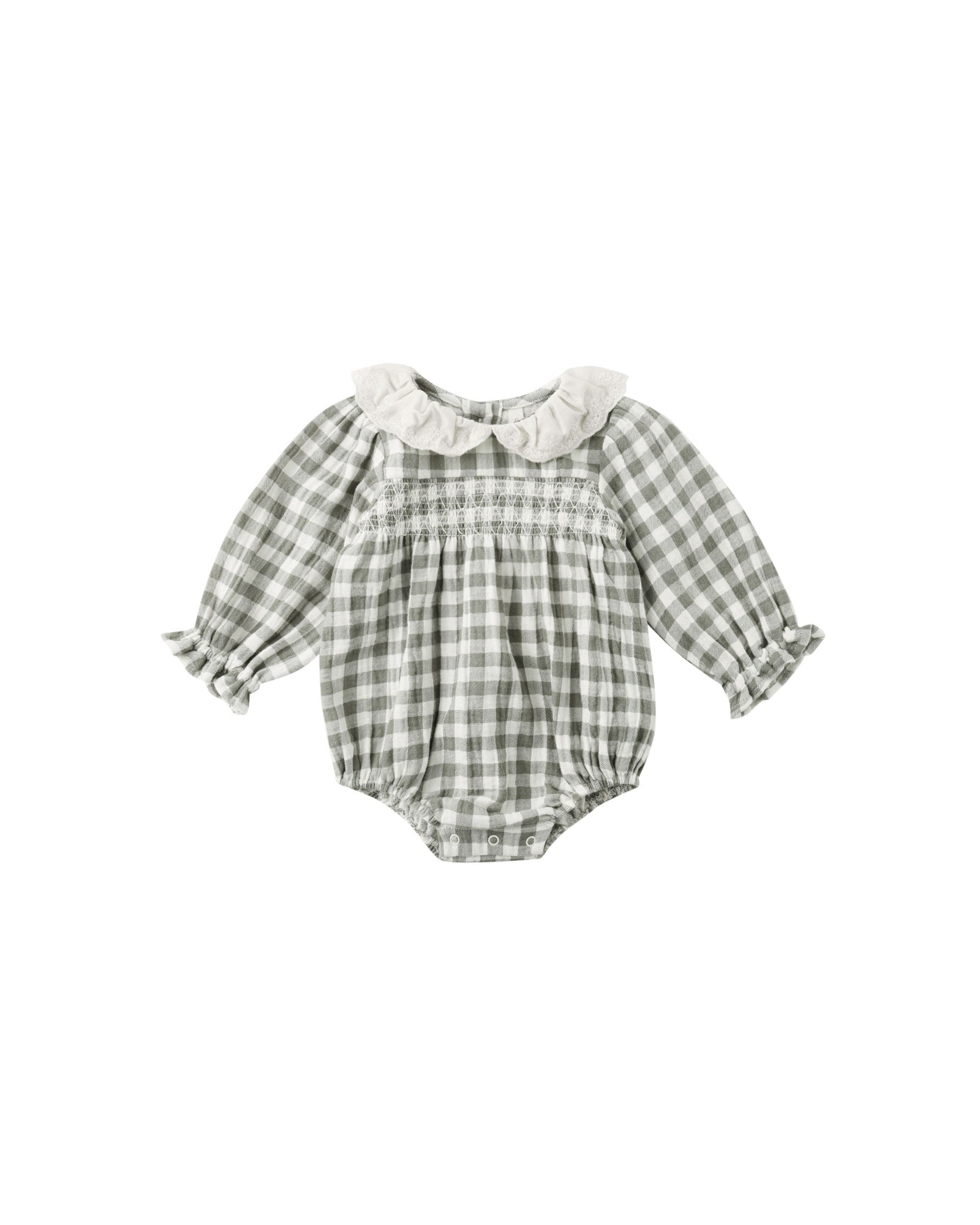 Quincy Mae Callie Romper | Forest Check