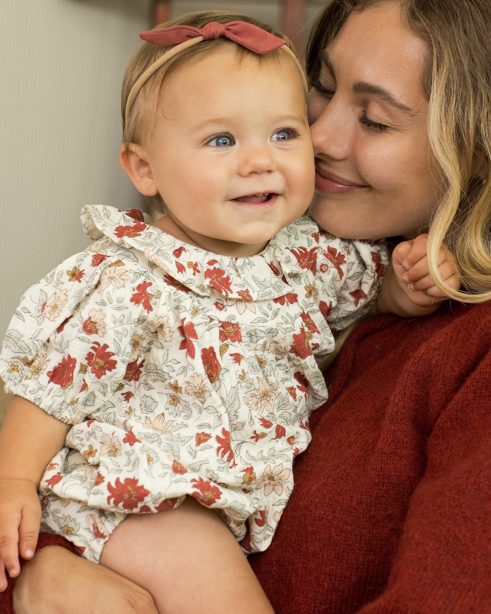 Rylee + Cru Lula Romper | Holiday Floral