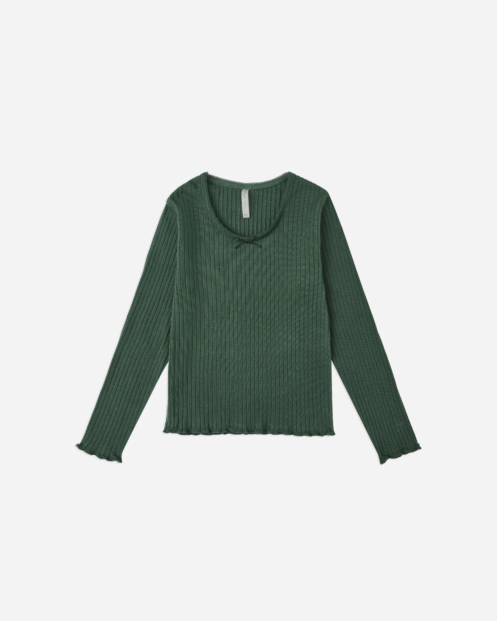 Rylee + Cru Ribbed Long Sleeve | Green
