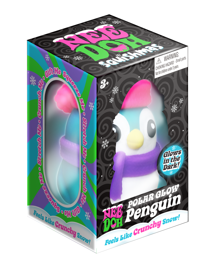 NeeDoh Polar Glow Penguin