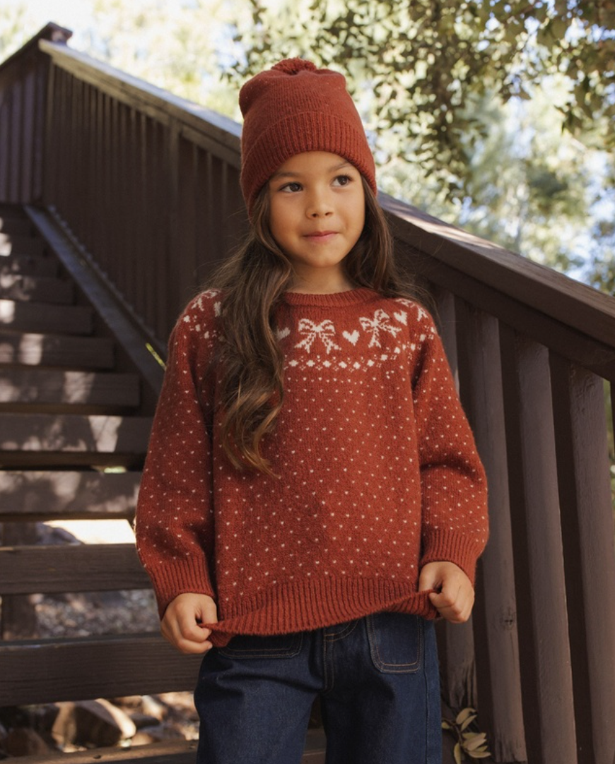 Rylee + Cru Fair Isle Sweater | Ruby