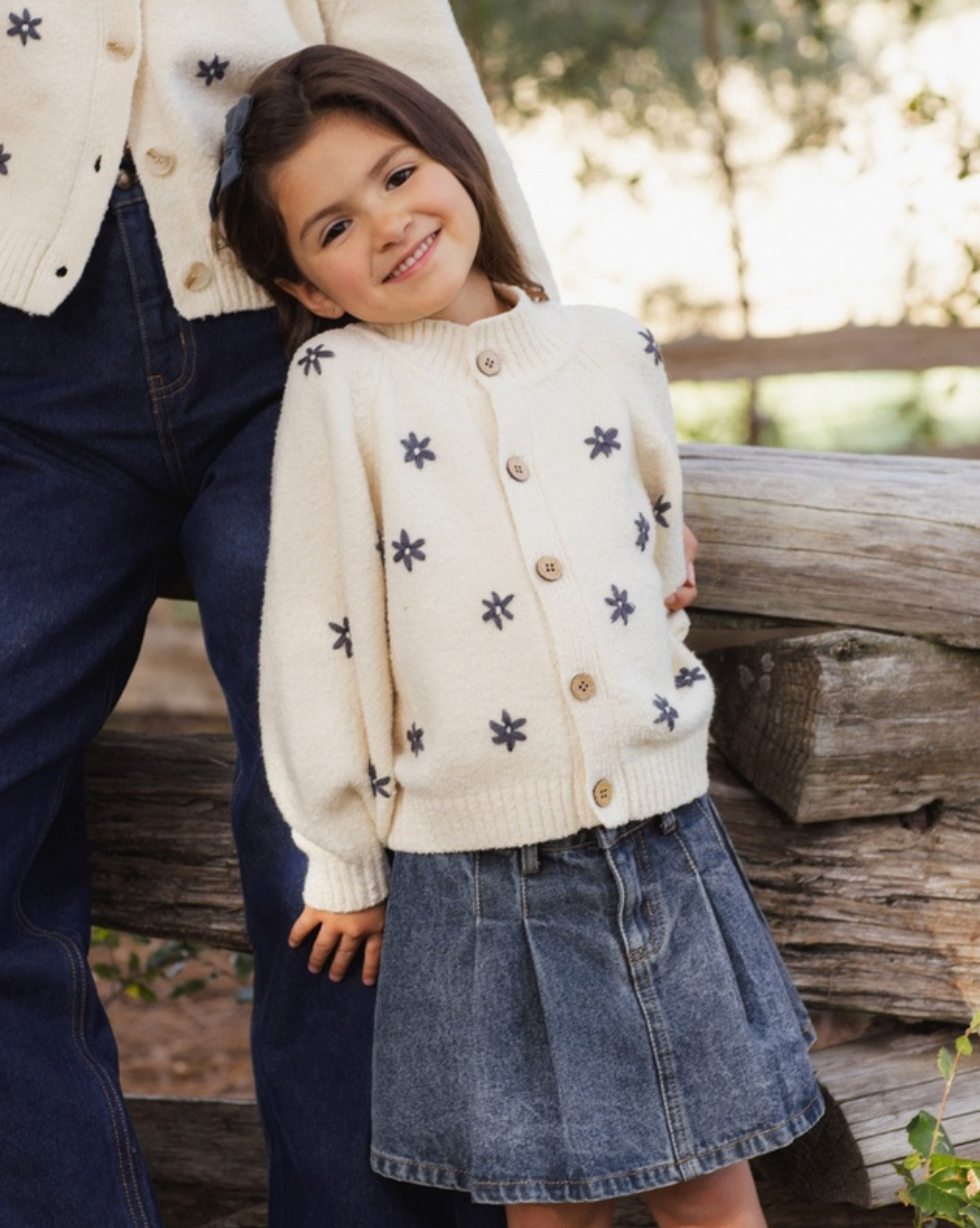 Rylee + Cru Tulip Cardigan | Midnight Daisy