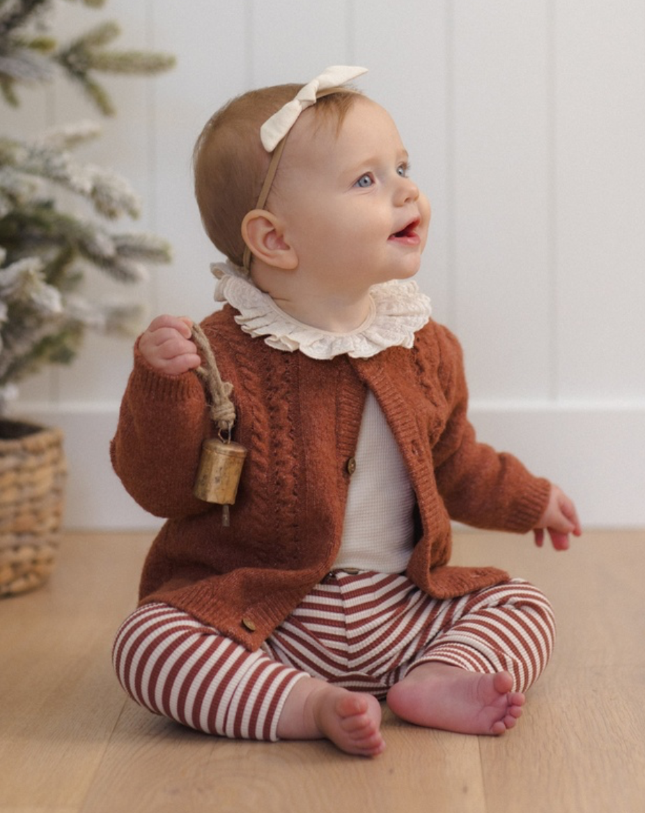 Quincy Mae Holly Cardigan | Redwood