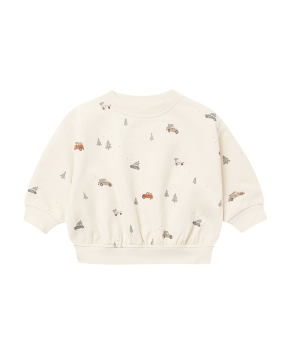 Quincy Mae Relaxed Fleece Sweatshirt | Holiday Drive