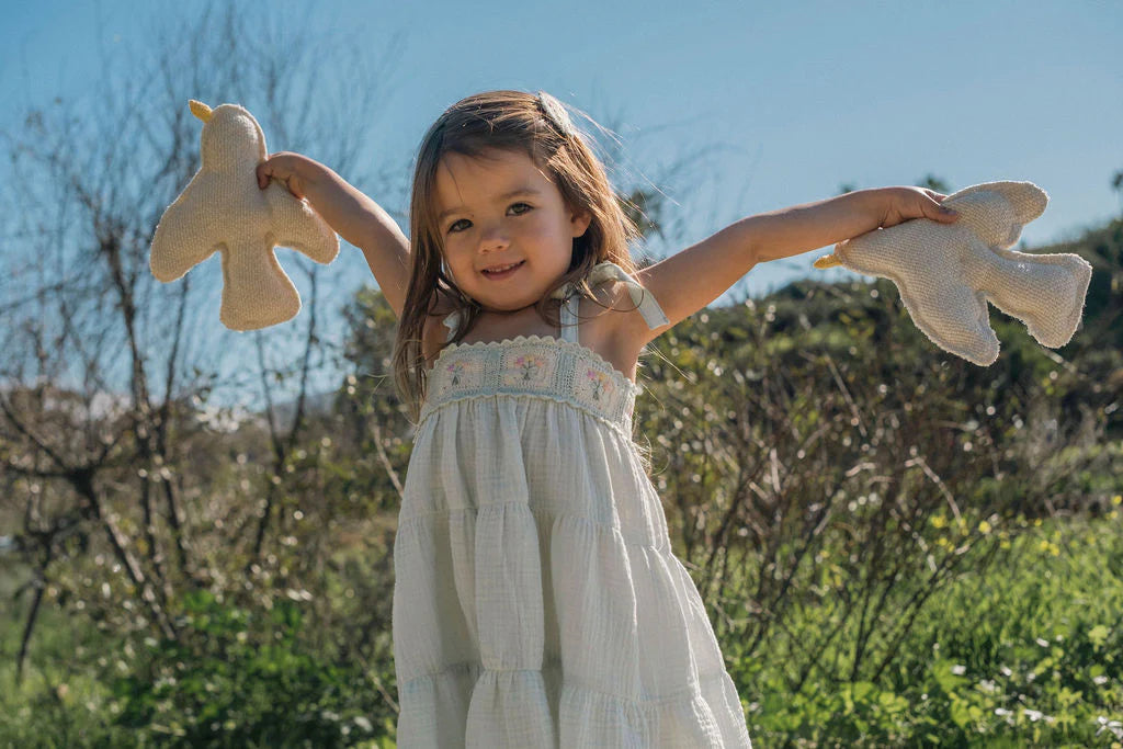 Wild Wawa Crochet Dress | Blue Bouquet
