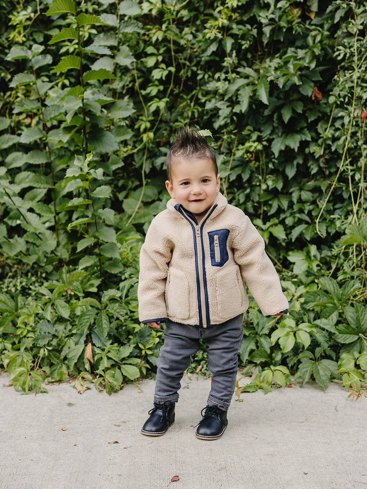 Mebie Baby | Sherpa Zip-Up Jacket