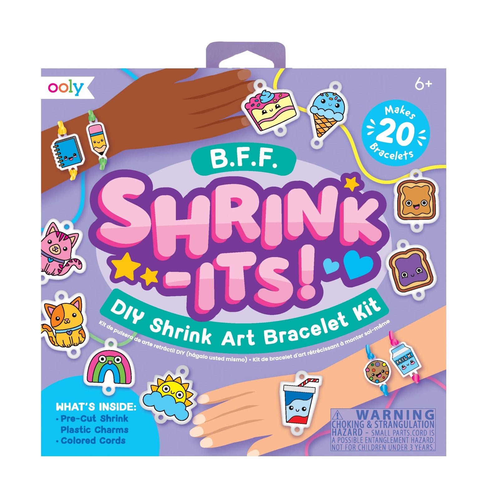 OOLY Shrink-Its! D.I.Y. Shrink Art Bracelets Kit | B.F.F.