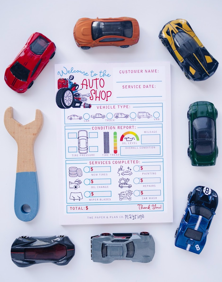 Auto Shop Playtime Pad
