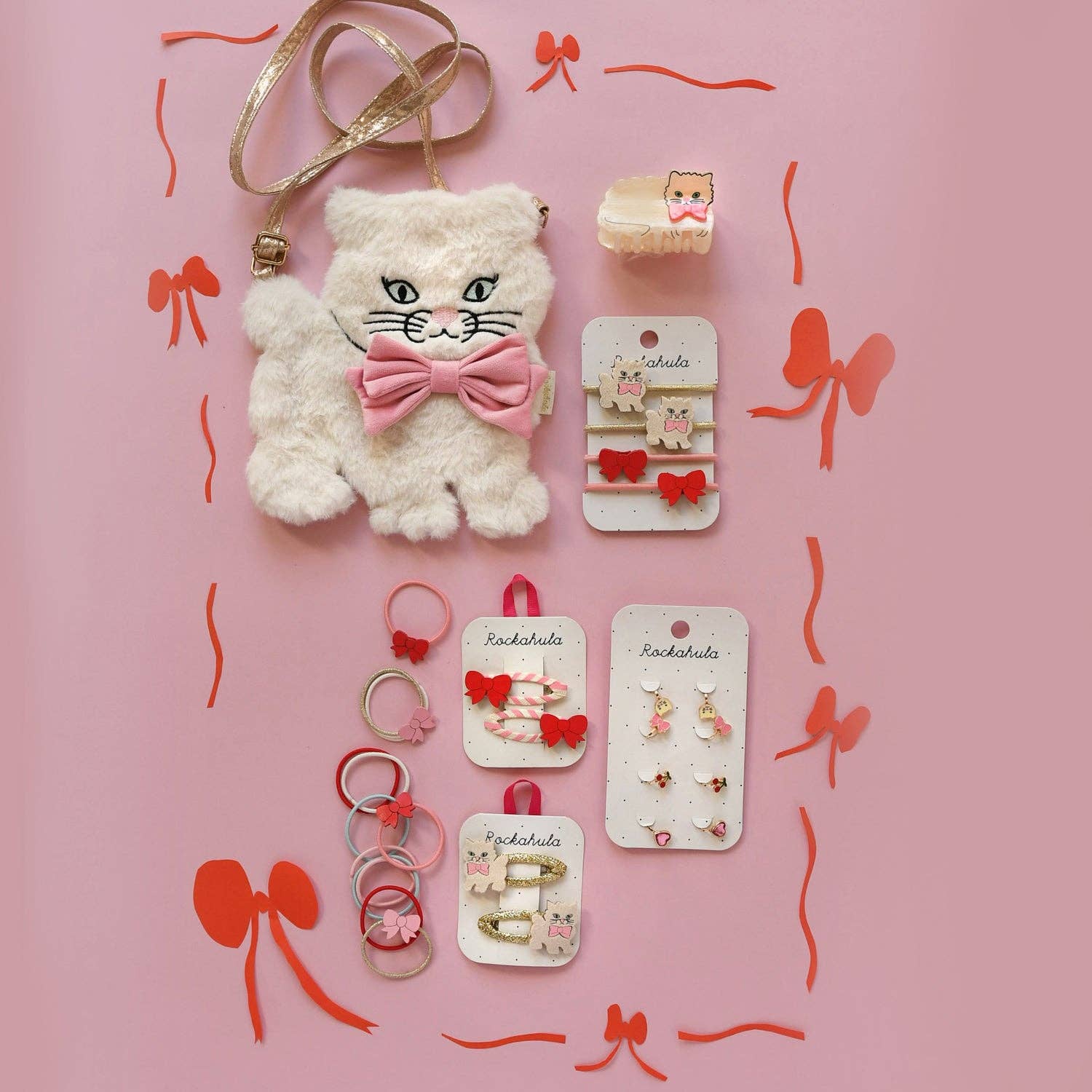 Rockahula Kids Cute Kitten Clip On Earrings