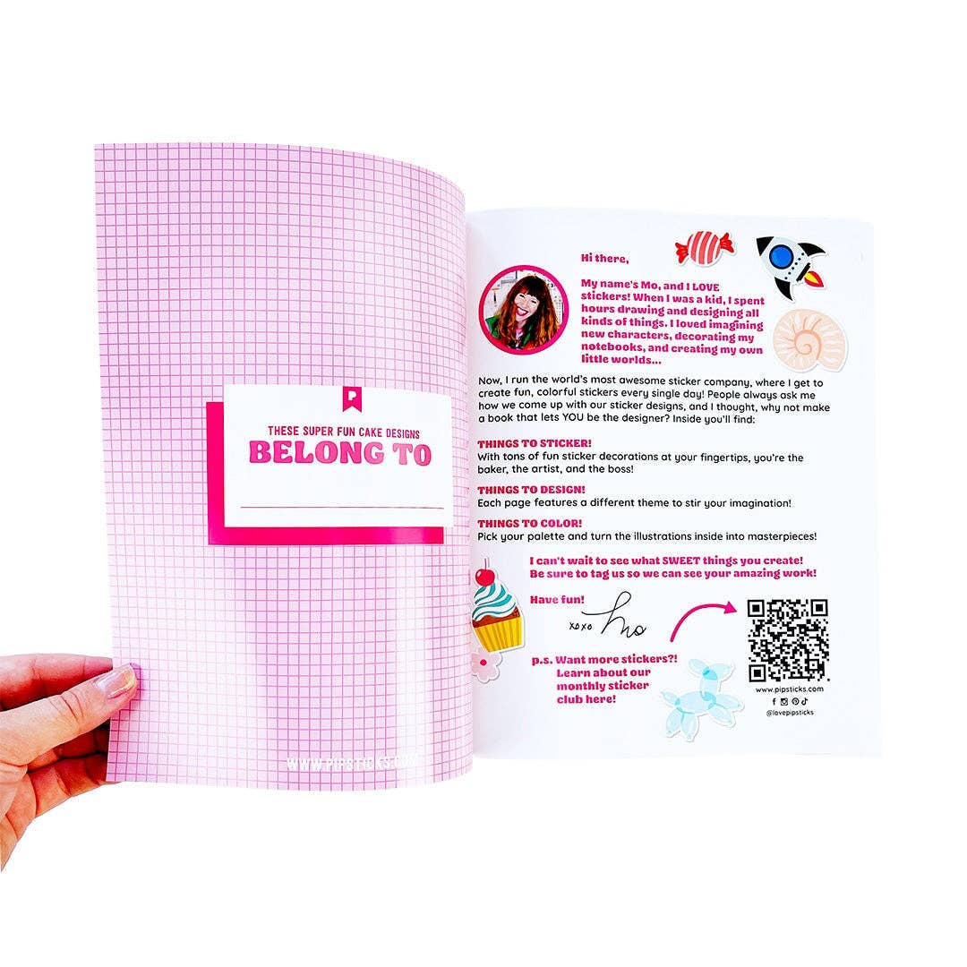 Pipsticks Design Your Own Sticker Book | Stickercakes
