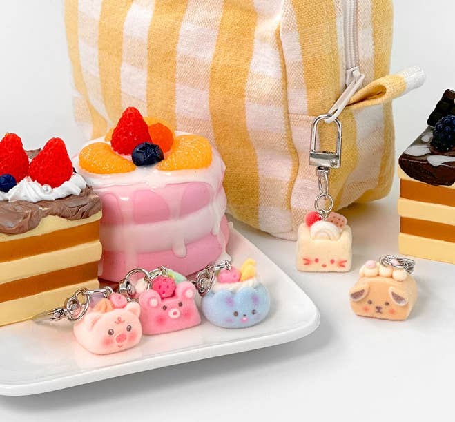 Fuzzy Cake Keychain Blind Box