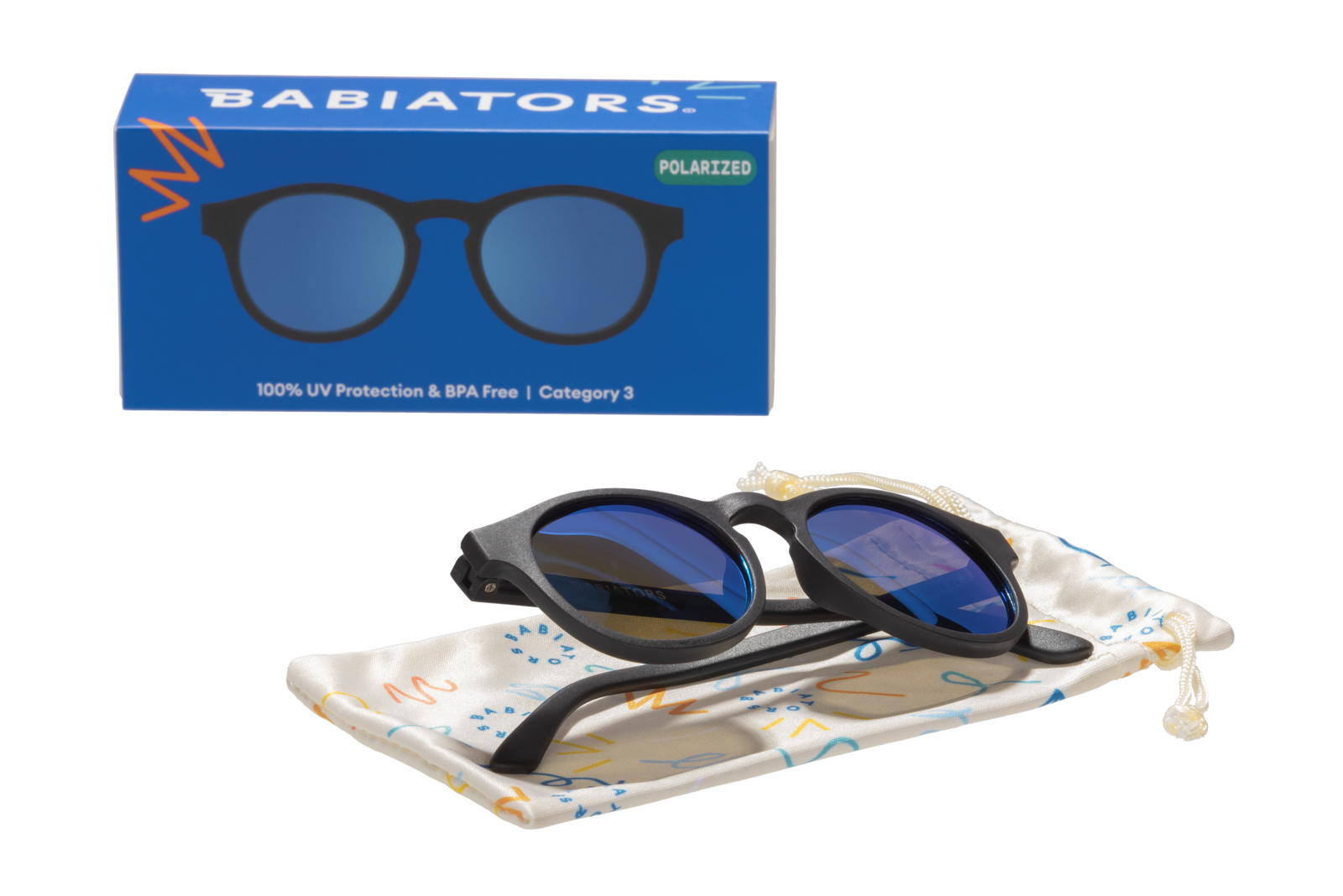 Babiators Polarized Keyhole Sunglasses | Jet Black