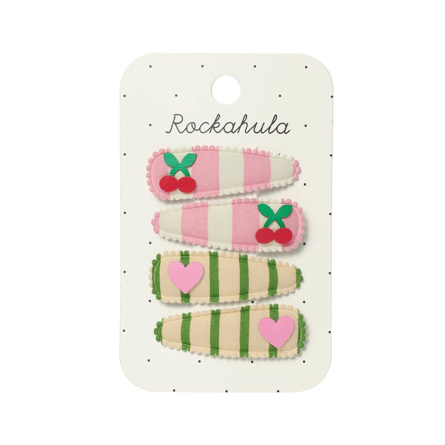 Rockahula Kids Cherry Kiss Fabric Clip Set