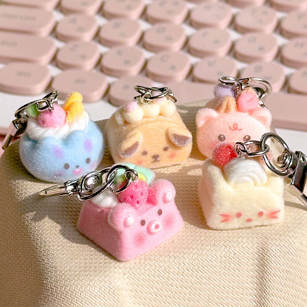 Fuzzy Cake Keychain Blind Box
