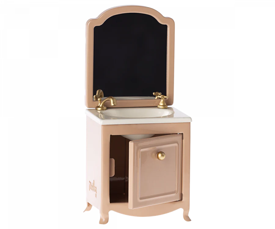 Maileg Sink with Mirror | Powder Pink