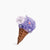 Ice Cream Bath Pouf & Sponge-Ice Cream | Purple