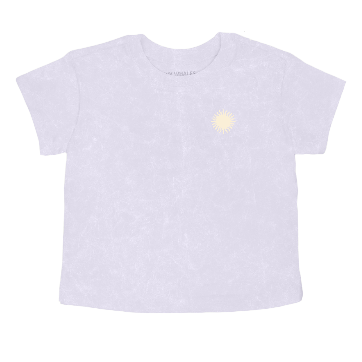 Tiny Whales Bloom Tee | Mineral Lilac