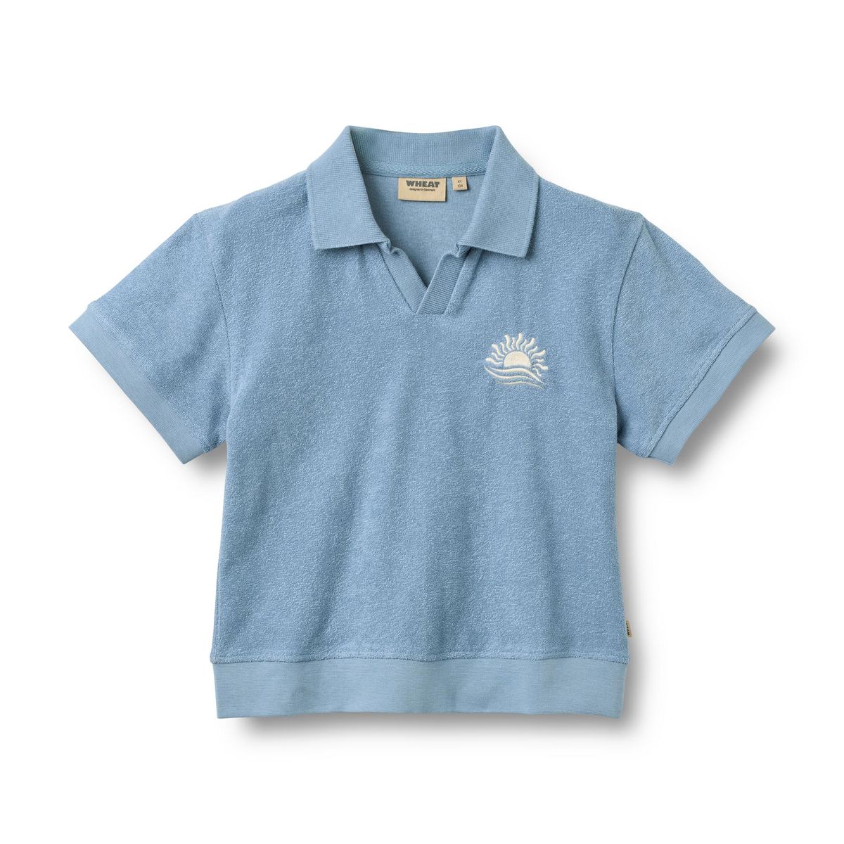 Wheat Marlo Polo Shirt | Faded Denim