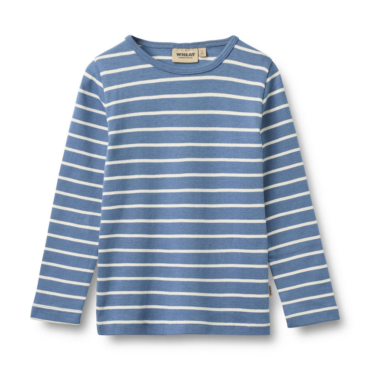 Wheat Long Sleeve Tig Tee | Blue Stripe
